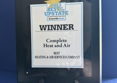 Best Heating And Air Winner Award
